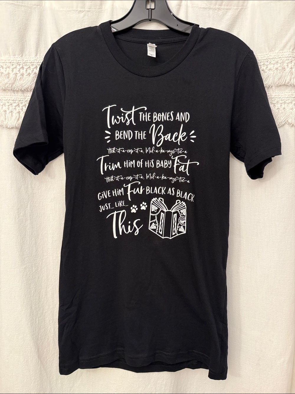 Hocus Pocus Quote Black Tee